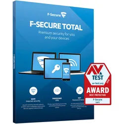 F-Secure Total - Abonnement-Lizenz (1 Jahr) - 3 Geräte