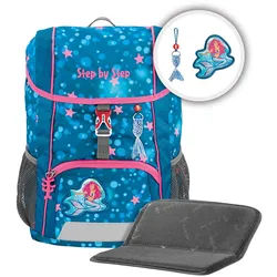 Step by Step Kinderrucksack KID Rucksack-Set, 3-teilig inkl. Sitzkissen Mermaid Lola