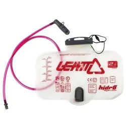Leatt Flat Cleantech Horizontal 2l Trinkblase, weiss-rot für Männer
