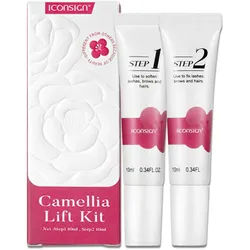 Iconsign Camellia Wimpernlifting und Augenbrauen Lifting Set für Wimpernlaminierungen Zubehör 1x2 St