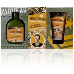 ACCENTRA Badeöl Geschenkset für Männer MEN'S WORLD Body Wash, After Shave, 2-tlg. bunt