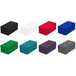 Ultimate Guard Twin Flip`n`Tray 200+ XenoSkin Monocolor, Farbe: Schwarz