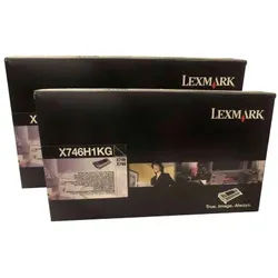 Lexmark X746 Toner Cartridge Black High Yield Pack Of 2