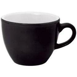 KAHLA Espressotasse Pronto Colore 0,08 l, Porzellan, Made in Germany schwarz Ø 6.4 cm x 5.1 cm