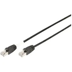 Digitus Digitus DK-1644-010/BL-OD RJ45 Patchkabel CAT 6 S/FTP 1.00 m Schwarz U Netzkabel, (100.00 cm) schwarz