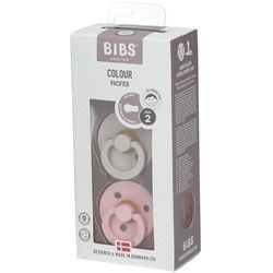 Bibs® Bibs Couleur Beruhigungssauger Haselnuss - Blume 6 - 18 Monate Größe 2