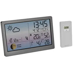 TFA Funk-Wetterstation LUNA SKY, 35.1169.10, grau