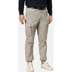 Cargohose BABISTA "Hose SILVIETTO", Herren, Gr. 56, N-Gr, beige, Obermaterial: 98% Baumwolle CO. 2% Elasthan EL., regular fit, Hosen Cargohose