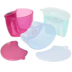 Vital Baby - Snackschale mit Deckel Set 3 St rosa