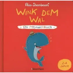 Wink dem Wal - Ein Mitmachbuch zum Schütteln, Schaukeln, Pusten, Klopfen und sehen, was dann passiert