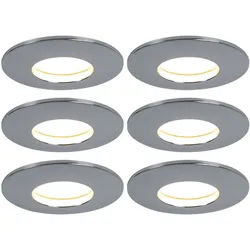 6er Set LED Einbau Leuchte Decken Spot Strahler Wohn Zimmer Bad Beleuchtung Lampe