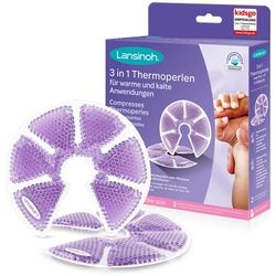 Lansinoh® Thera°Pearl® 3-in-1 ThermoPerlen-Kissen Kompressen 2 St 2 St Kompressen