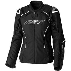 RST S-1 Damen Motorrad Textiljacke, schwarz-weiss, Größe XL