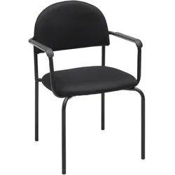 Besucherstuhl Diana II Schwarz