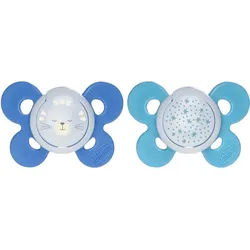 Chicco Physio Comfort Night 16-36 m Schnuller Cat/Stars 2 St.