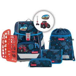Step by Step 2IN1 PLUS Schulranzen-Set, 6-teilig Tractor Freddy
