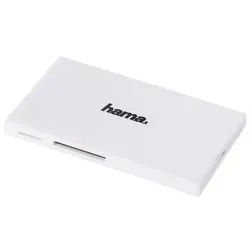 Hama USB-3.0-Multi-Kartenleser, SD/microSD/CF/MS Weiß