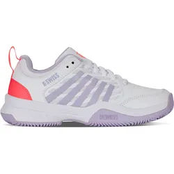 KSwiss Tennisschuhe Court Express 2 Clay/Sandplatz 2025 weiss/orchid/pink Damen