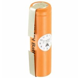 Panasonic Akku HHR-150AAF9 NiMH 1,2Volt 1500mAh mit Lötfahne U-Form