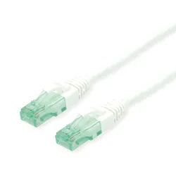 ROLINE RECYCLED MATERIAL ROLINE RM Patchkabel Cat.6A UTP, weiß, 0,3 m