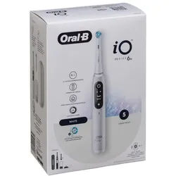 Oral-B - Elektrische Zahnbürste 'iO Series 6 + Reiseetui' in Weiß 1 St