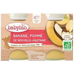 Babybio Banane Pomme DE Nouvelle-Aquitaine ab 4 Monaten