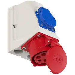 PCE CEE-Wandsteckdose Steckdose, 5-polig, 16 A, 230/400 V, IP44