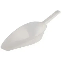 APS Dosierschaufel, weiß, PE, Küchenschaufel zum schnellen und zielgerichteten Abfüllen von Lebensmitteln, Maße: (B x L) 14,5 x 33 cm, 725 ml