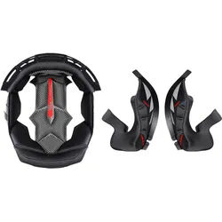 LS2 FF805 ECE 22.06 FIM Innenfutter, schwarz, Größe 2XL für Männer