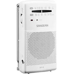 Pocket Radio with Built-In Speaker - AM/FM - Weiß