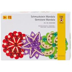 SINA® Spielzeug GmbH Puzzle Legespiel Schmuckstein-Mandala NEU, Puzzleteile