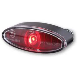 SHIN YO LED-Rücklicht MINI OVAL, schwarz