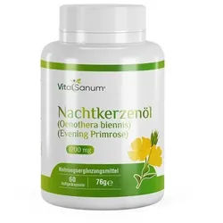 VitaSanum® - Nachtkerzenöl (Oenothera biennis) (Evening Primrose) Kapseln 60 St