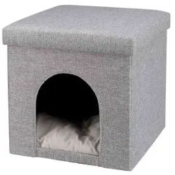 Trixie Höhle und Katzenbett Alois 38 × 40 × 38 cm hellgrau Pro Stück