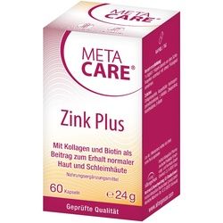 metacare® Zink+ Kapseln 60 St 60 St Kapseln