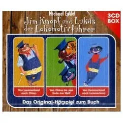 Universal Music GmbH Hörspiel-CD Jim Knopf und Lukas der Lokomotivführer - Hörspielbox, 3 Audio-CDs