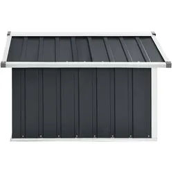 vidaXL Rasenmäher Garage 92x97x63 cm Verzinkter Stahl Anthrazit