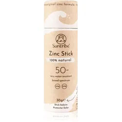Suntribe Sports Zinc Stick schützender Mineralien-Stick für empfindliche Stellen SPF 50 Original White 30 g