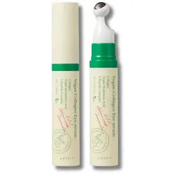 AXIS-Y Gesichtsserum Vegan Collagen Eye Serum 10ml – Veganes Augenserum für empfindliche Haut, strafft sichtbar, mildert Schwellungen & Augenringe, 5-Peptid-Komplex, Hyaluronsäure weiß