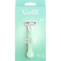 Gillette Venus - Nassrasierer 'Smooth Sensitive' + 2 Rasierklingen Sonstige 1 St Frauen