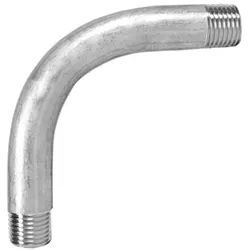 Edelstahl Gewindefitting, langer Bogen 90°, AG-AG (Ausführung: 1/2''AG)