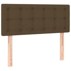 vidaXL Kopfteil, Bett Kopfteil Dunkelbraun 80x5x78/88 cm Stoff
