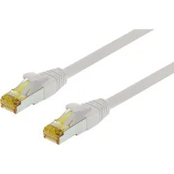 TTL 1802-15,0-UF - Patchkabel, Cat.6a, S/FTP, UltraFlex, 15 m, weiß