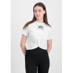 Alpha Industries Muscleshirt »ALPHA INDUSTRIES Women - T-Shirts Knotted Crop T Wmn« Alpha Industries white M