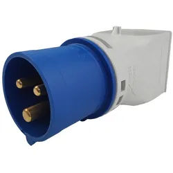 Marlanvil CEE Camping Adapter mit Stecker 16A auf 15A 250V Steckdose britischer Standard Stromadapter IP20 6.8216.UK16