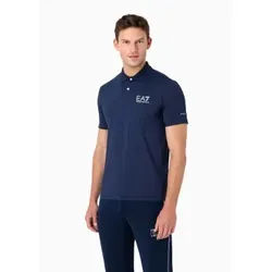 EA7 für Herren. 8NPF23_PJEMZ Polo Sport Ventus 7 navy (XL), Blau, Lässig, Sportlich, Polyester, Kurzarm
