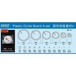 Master Tools Plastic Circle Board A-set