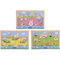 Simba Puzzle , Multicolor , Holz , Linde , 30x1.50x20 cm , Spielzeug, Holzspielzeug
