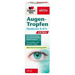 DOPPELHERZ Augen-Tropfen Hyaluron 0,4% Extra 10 ml