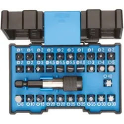 Gedore Bit-Box Allround, 32-teilig, Bit-Set mit Bit-Halter und Schraubendrehereinsätzen, 1/4", 6,3 mm, Heimwerker, 666-032-A